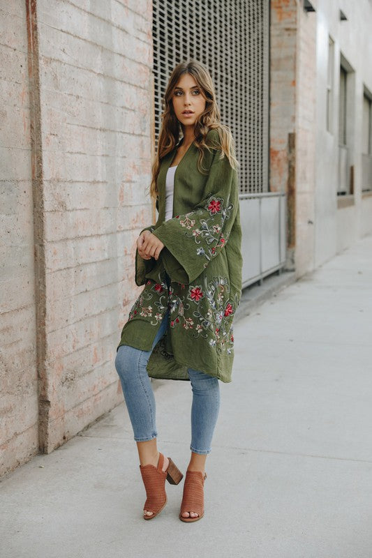 Floral Kimono Cardigan